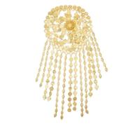 Chaîne de cheveux multicouche exotique for femmes, coiffure de front du Moyen-Orient