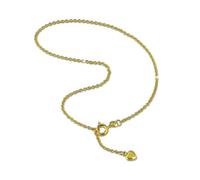 Chaîne de cheville GoldDream 333 or jaune 25cm cœur femme bijoux or D2GDF0055Y