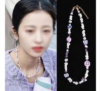 Chaîne de clavicule étoilée vibrante avec propriétés d'absorption des chocs, idéale pour les styles doux et tendance (05)