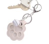 Chaîne de clés de cheveux pour animaux de poils, porte-clés de collecteur de cheveux pour chiens, pendentif avec cloche, cuir Pu, compact et portable, pour filles garçons hommes Amateurs anima