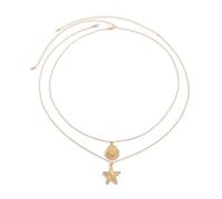 Chaîne de corps convertible longueur réglable pour bikini, voyage et festivals de musique avec pendentif en alliage accessoire de mode côtière