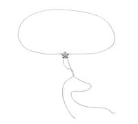 Chaîne de corps ornée d'un long collier détachable - Accessoire de mode pour femme - Élégante tenue de bal - Bijou de corps réglable, One Size, Comme décrit, Comme décrit.