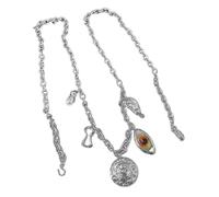 Chaîne de corps punk avec pendentif mauvais œil réglable en métal - Accessoire de décoration pour femme - Accessoires de fête élégants contre le mauvais œil, taille unique, Comme décrit, Comme décrit.