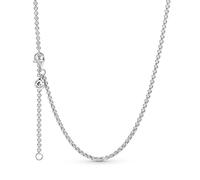 Chaîne de Cou Femme - Argent - 399260C00-60 - Maille jaseron - Fermoir mousqueton - 925/1000