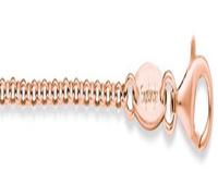 Chaîne de Cou Femme - ERN - 45 cm - Argent 925 - Or Rose - Maille Jaseron