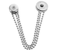Chaîne de Cymbale en Métal Argenté, Sizzle Réglable pour Batterie | Perles Flexibles à Joints Cylindriques, Mod Non Permanent, pour Jazz, Scène, Enregistrement, 14-18 Pouces