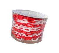 Chaîne De Démarcation Sécurité Extra Longue 25 M Épaisseur 6 Mm/8 Mm Avertissement Pour Les Barrières D'événements Et Les Zones Réglementées Lien En Plastique Contrôle La Circulation