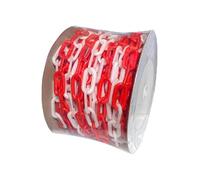 Chaîne De Démarcation Sécurité Extra Longue 25 M Épaisseur 6 Mm/8 Mm Avertissement Pour Les Barrières D'événements Et Les Zones Réglementées Lien En Plastique Contrôle La Circulation
