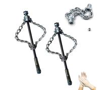 ChaîNe De Description Des éGouts De Flexion, Outil De Maintenance De Tuyaux Polyvalents, Drague D'éGout De CâBle De Type Push, DéMéNagement De Stimulation De Printemps, Ouvre-Drainage De Cheveux ,2PCS