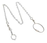 Chaîne de Dressage pour Oiseaux de Compagnie, Acier Inoxydable Blanc | Chaînes Renforcées, Boucle Pivotante, Transport Facile, pour Oiseaux, Permet une Liberté de Mouvement