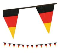 Chaîne de fanions "Allemagne" couleurs de l'Allemagne couleurs de l'Allemagne