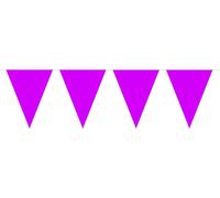 Chaîne de fanions violet 10m