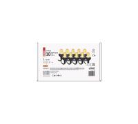 Chaîne de fête 10 x 10 LED transparente guirlande DCPV01