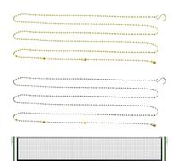 Chaîne de hauteur de filet de volleyball - Indicateur de niveau, vérificateur portable, double tableau de bord, équipement de régulation sportive | Convient pour les officiers et les entraîneurs
