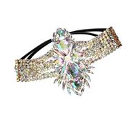 Chaîne de jambe vintage avec strass - Cordon élastique pour danse du ventre - Chaîne de cuisse pour femme - Accessoire de fête - Sangle élastique - Bijoux de cuisse, taille unique, Comme décrit, Comme