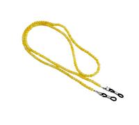 Chaîne de lunettes contemporaine en perles de verre, longueur réglable, accessoire quotidien pour femmes et hommes, support de lunettes tendance avec perles