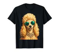 Chaîne de Lunettes de Soleil en Forme de Caniche - Bling Bling - Mullet T-Shirt