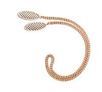 Chaîne de lunettes en métal avec clip pour serviette de table, pull pour un usage quotidien tendance et pratique, lunettes argentées