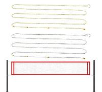 Chaîne de mesure pour la hauteur du filet de volley-ball - Outil de précision de 2,5 m - Construction en métal de cuivre durable - Testeur de hauteur fiable avec fonctionnement fluide - Indispensable