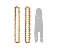 Chaîne De Mini-tronçonneuse 6 Pouces, Pas De 1/4", Calibre 0,043", 37 Maillons D'entraînement, Semi-ciselée For Scie Électrique Et Travail Du Bois(6Inch Chain Set 1)