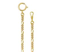 Regent Chaine Montre Gousset 5mm P-48 Figaro Plaqué Or Urp048