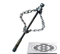 Chaîne de nettoyage de canalisations 50 à 200 mm - Outil puissant en acier inoxydable - Accessoire de détartrage de canalisations - Nettoyeur de canalisations - Appareil de nettoyage de tuyaux