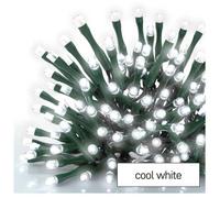 Chaîne de Noël EMOS LED, 8 m, intérieur et extérieur, blanc froid, minuterie