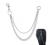 Chaîne de pantalon Hip Hop, vêtements Emo, accessoires punk, chaîne grunge pun, chaîne en jean, pantalon en métal, pantalon jupe, porte-monnaie, porte-clés, style hip-hop pour hommes et femmes