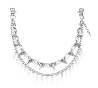 Chaîne de pantalon punk pour jeans, portefeuille, bijoux unisexe, ornement de pantalon, esthétique, cœur, chaîne aile, fête, usage quotidien, セクション3