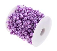 Chaîne de Perles Délicate en Résine pour Décorateurs et Artisans | Décoration DIY à Couper Selon la Longueur, Légère, Couleur Vive, pour Vases, Compositions, Fenêtres et Murs