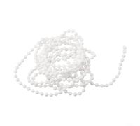 Chaîne de perles pour stores verticaux, conçue pour la sécurité et le style (blanc)