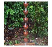 Chaîne de Pluie Chaînes de pluie for les descentes, chaîne gouttière décorative, esves style japonais à la drainage artefact chute l'eau pluviom précipitation(K 2.6M)