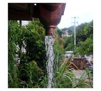 Chaîne de Pluie Chaînes de pluie for les descentes, chaîne gouttière décorative, esves style japonais à la drainage artefact chute l'eau pluviom précipitation(E 2.6M)