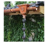 Chaîne de Pluie Chaînes de pluie for les descentes, chaîne gouttière décorative, esves style japonais à la drainage artefact chute l'eau pluviom précipitation(C 2.6M)