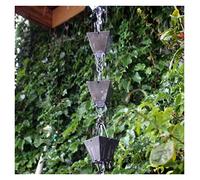 Chaîne de Pluie Chaînes de pluie for les descentes, chaîne gouttière décorative, esves style japonais à la drainage artefact chute l'eau pluviom précipitation(N 2.6M)