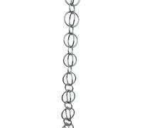 Chaîne de pluie décorative en aluminium pour collecte d'eau, collecteur de pluie extérieur pour drainage d'avant-toit, décoration de jardin et de porche