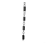Chaîne de pluie en aluminium avec coupelles cylindriques pour extension de | Aluminium résistant aux intempéries, design cylindrique élégant qui dirige l'eau des gouttières, assemblage facile pour les
