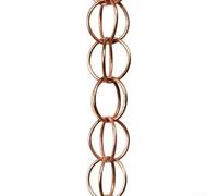 Chaîne de pluie papillon en métal pour décoration extérieure, fonction dérivation de l'eau de pluie et carillon à vent (anneau)