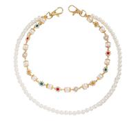 Chaîne De Poche Perles,Chaîne Ceinture Strass Fleur Perles Pour Jean - Bijou de Mode Urbaine pour Photographie de Rue, Fêtes à Thème et Festivals de Musique