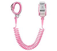 Chaîne de poignet anti-perte, laisse pour bébé avec verrous de sécurité améliorés pour enfants, bébés, enfants, bracelet pour activités de plein air, shopping (rose, 2,4 m)