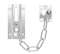 Chaîne de porte en acier inoxydable avec vis, serrure de porte à chaîne interne antivol robuste for hôtel, maison et appartement