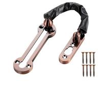 Chaîne de Porte en Acier Inoxydable Verrou de sécurité à glissière en acier inoxydable for porte coulissante intérieure, boucle antivol for, accessoires quincaillerie for loquet maison(A3)