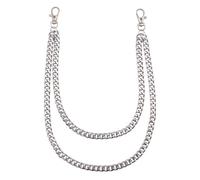 Chaîne de Portefeuille,Porte-clés Punk Biker Robuste pour Hommes et Femmes,Passants de Ceinture,Utilisation Dans les Poches de Jeans