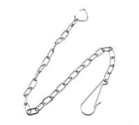 Chaine de rechange en acier inoxydable avec crochet et anneau en C pour poignée de connexion à la tige Fixation universelle antirouille 1 pièce