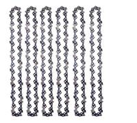 Chaîne De Rechange For Tronçonneuse 16 Pouces - Pas LP 3/8", Calibre 0,050", 55 Maillons D'entraînement For Tronçonneuses Électriques Et À Essence, For L'exploitation Forestière Et L'élagage(6x Chain)
