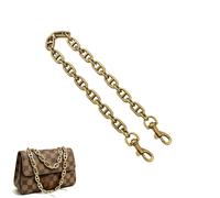 Chaine de Sac à Main, Sangle de Remplacement Anse, Bandoulière Motif Maillons Nez de Cochon, pour Accessoire de Maroquinerie et Sacoche à Bandoulière