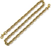 Chaîne De Sac à Main Vintage Dorée 23 Pouces - Chaîne De Remplacement en Laiton pour Sacs Coach, élégante Chaîne Bandoulière 47 Pouces, Antique Gold 47 inches