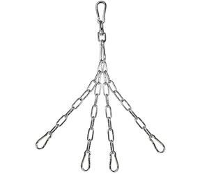 Chaîne de sac de frappe | Acier inoxydable haute performance - Cintre résistant à l'enchevêtrement avec crochet pivotant - Extension de sac de poinçonnage - Supporte 154 lbs pour équipement de fitness