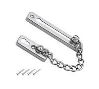 Chaîne de sécurité de porte, chaîne de porte en acier inoxydable, chaîne de protection de serrure de porte, serrure de sécurité de chaîne de porte pour la maison, l'hôtel, les portes et fenêtres