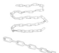 Chaîne de sécurité en plastique pour clôture de jardin Blanc 5 m